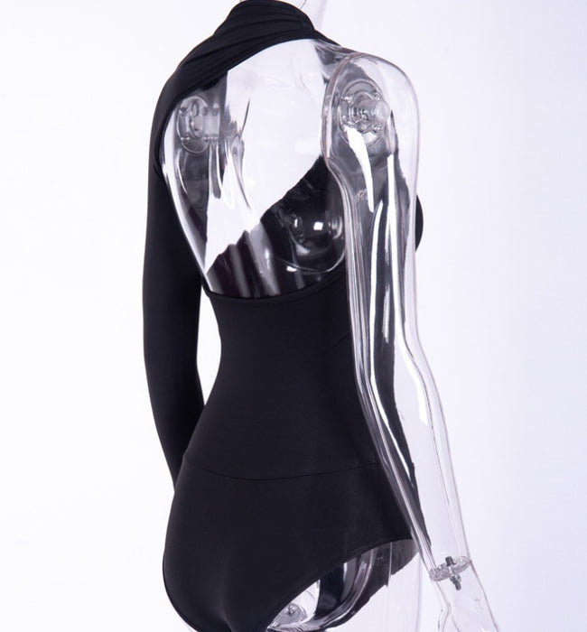 Sexy one-shoulder tight bodysuit