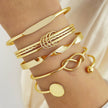 Bracelet Set Creative Simple Temperament Lady Twisted Hip Hop Style Bracelet