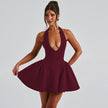 Halter Dress  Fashion Slim Short Dress
