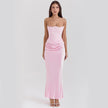 Slim Tube Top Long Dress