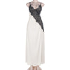 Women's French-style Vacation Sexy Strap Lace Patchwork V-neck Split Elegant Dress