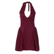 Halter Dress  Fashion Slim Short Dress