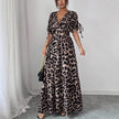 V-neck Long Dress European And American Style