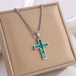Style Diamond Cross Necklace Unique No Color Fading