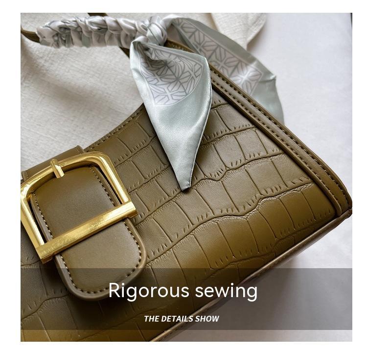 Women’s One-Shoulder Baguette Bag – Spring Versatile Fashion, Special-Interest Design, High-Quality Underarm Purse