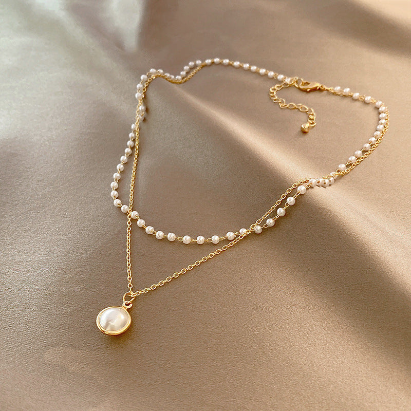 Double-layer Pearls Necklace