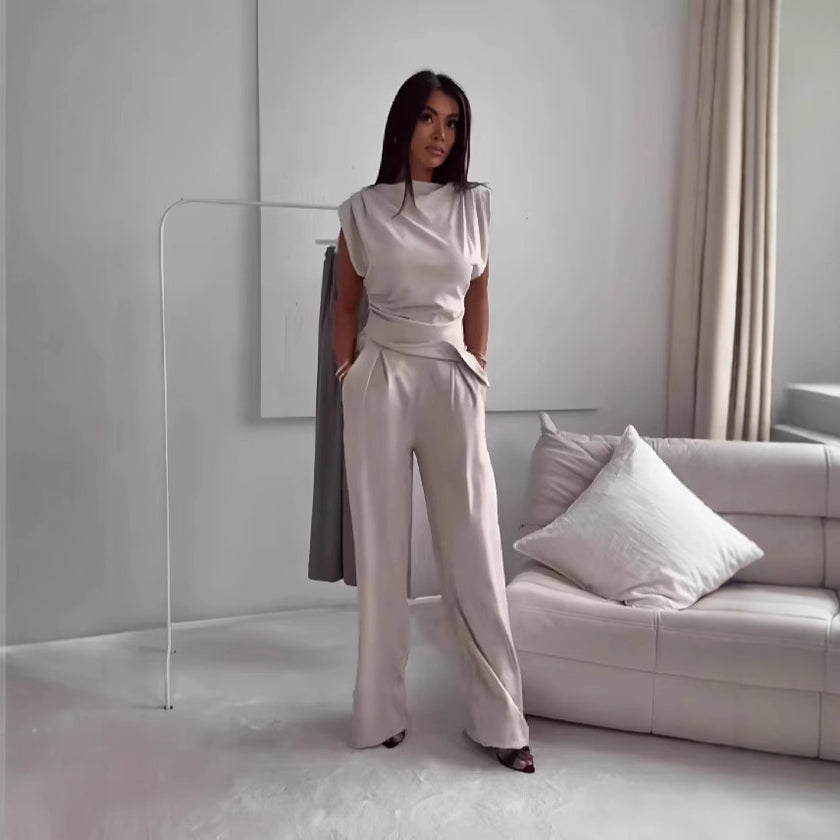women 2 piece pants set