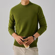 Mens Multi-Color Thickened Knit Sweater