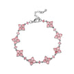 Flower Rhinestone Bracelet Light Luxury Sparking Zirconium High-grade Niche Bracelet Hand Jewelry