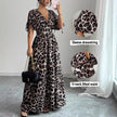 V-neck Long Dress European And American Style