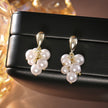 Pearl Grape Cluster Earrings High-end Feel