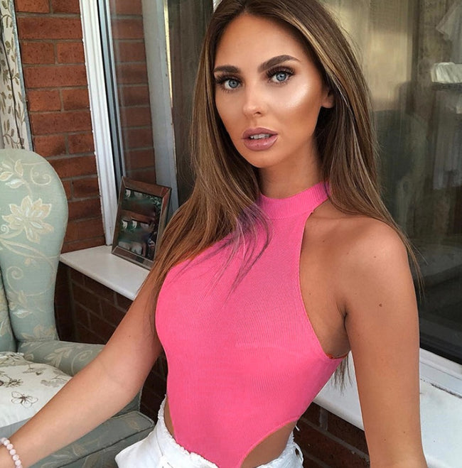 Women Halter Bodysuits