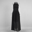 Summer Polka Dot Halterneck Dress for Women – Backless Sexy Beach Sundress