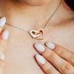 Double Heart Necklace