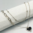 Fashion Love Pendant Double-layer Necklace
