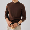 Mens Multi-Color Thickened Knit Sweater