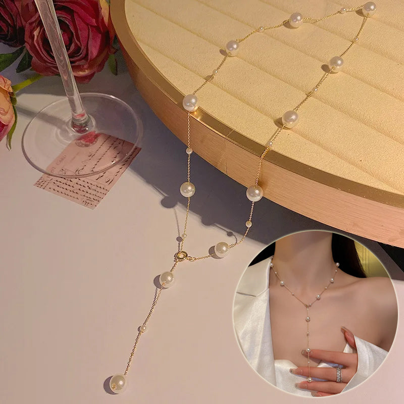 Pearl Necklace For Women Fashion