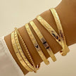 Bracelet Set Creative Simple Temperament Lady Twisted Hip Hop Style Bracelet