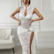 Women’s Sexy Sheer Lace Dress – Breathable Summer Nightwear & Beach Cover-Up