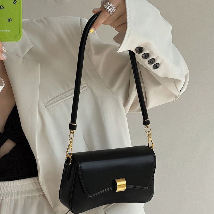 Women’s Vintage One-Shoulder Crossbody Bag – Small Underarm Purse for Everyday
