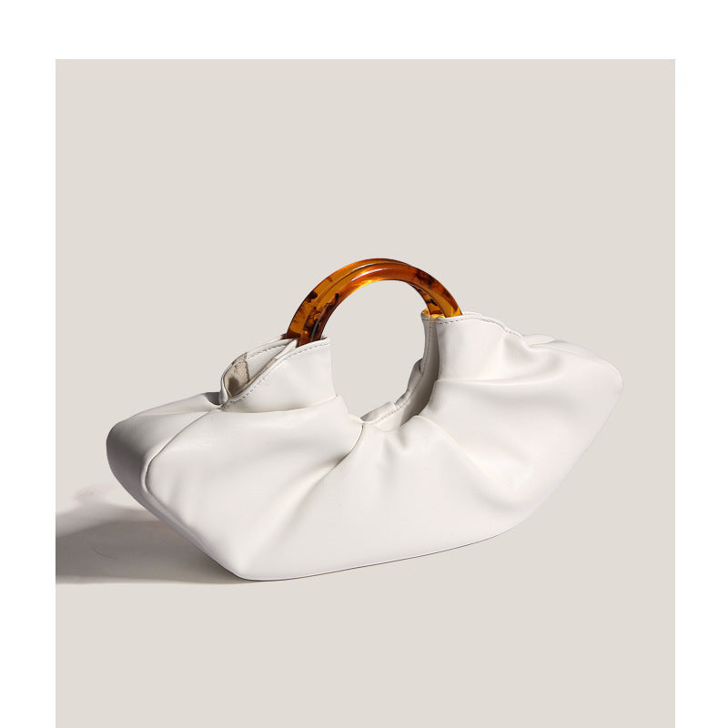 Niche Horn Bag Net Red Acrylic Ring Handbag