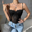 Women Tanks Lace Spaghetti Strap Top