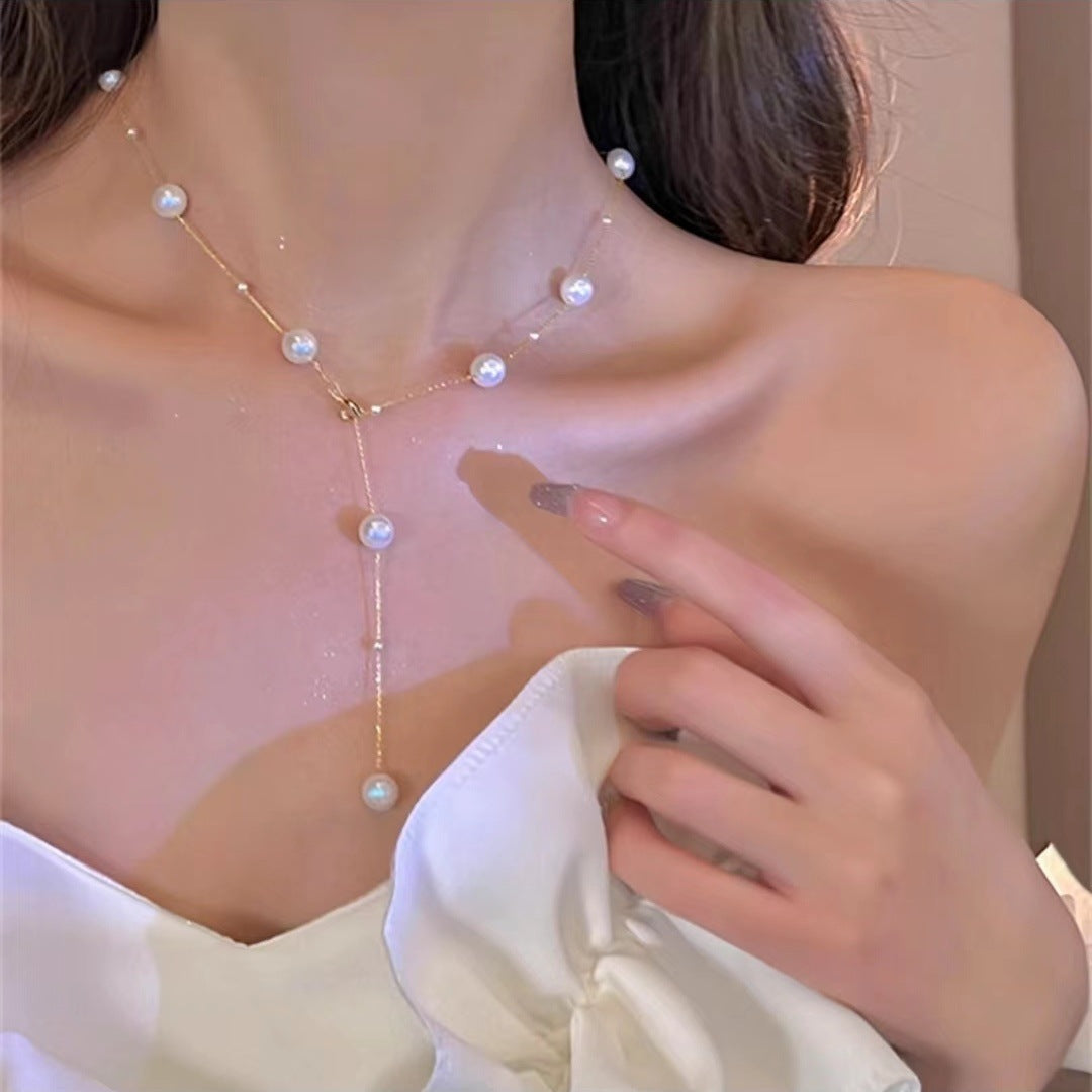 Pearl Necklace For Women Fashion