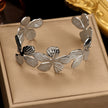 Floral carved bracelet