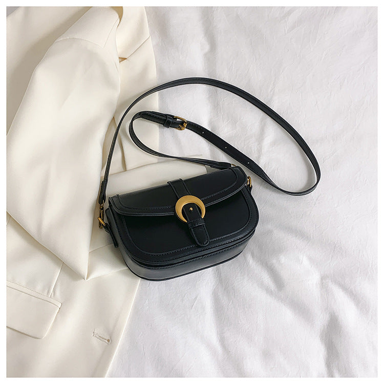 Retro High-grade Fashion Crossbody Saddle Bag