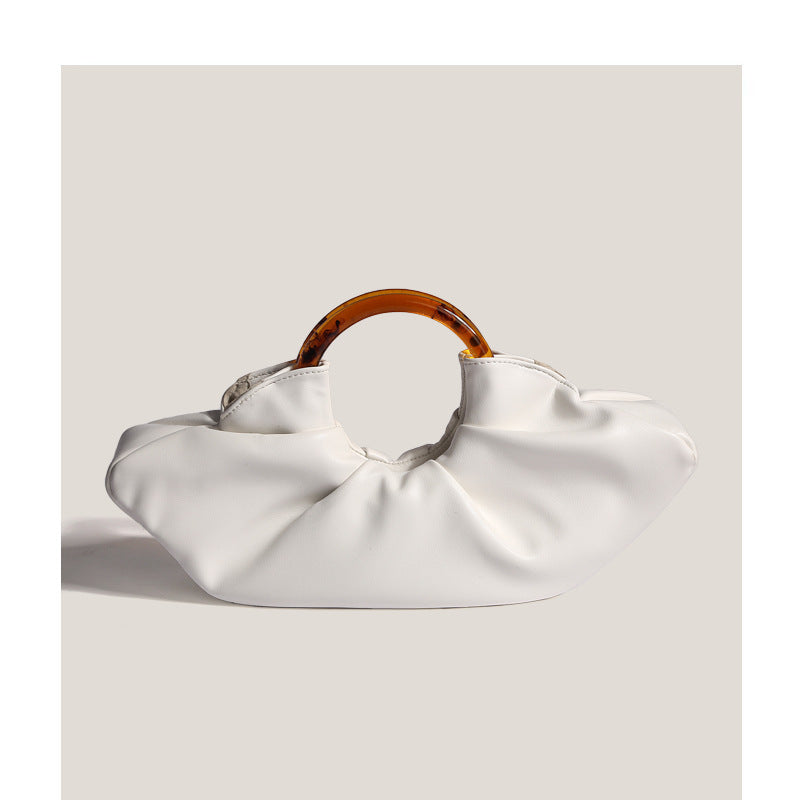 Niche Horn Bag Net Red Acrylic Ring Handbag