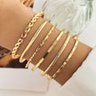Bracelet Set Creative Simple Temperament Lady Twisted Hip Hop Style Bracelet