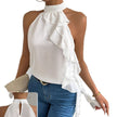 Women’s Boho Style Halter Neck Backless Sleeveless Tank Top