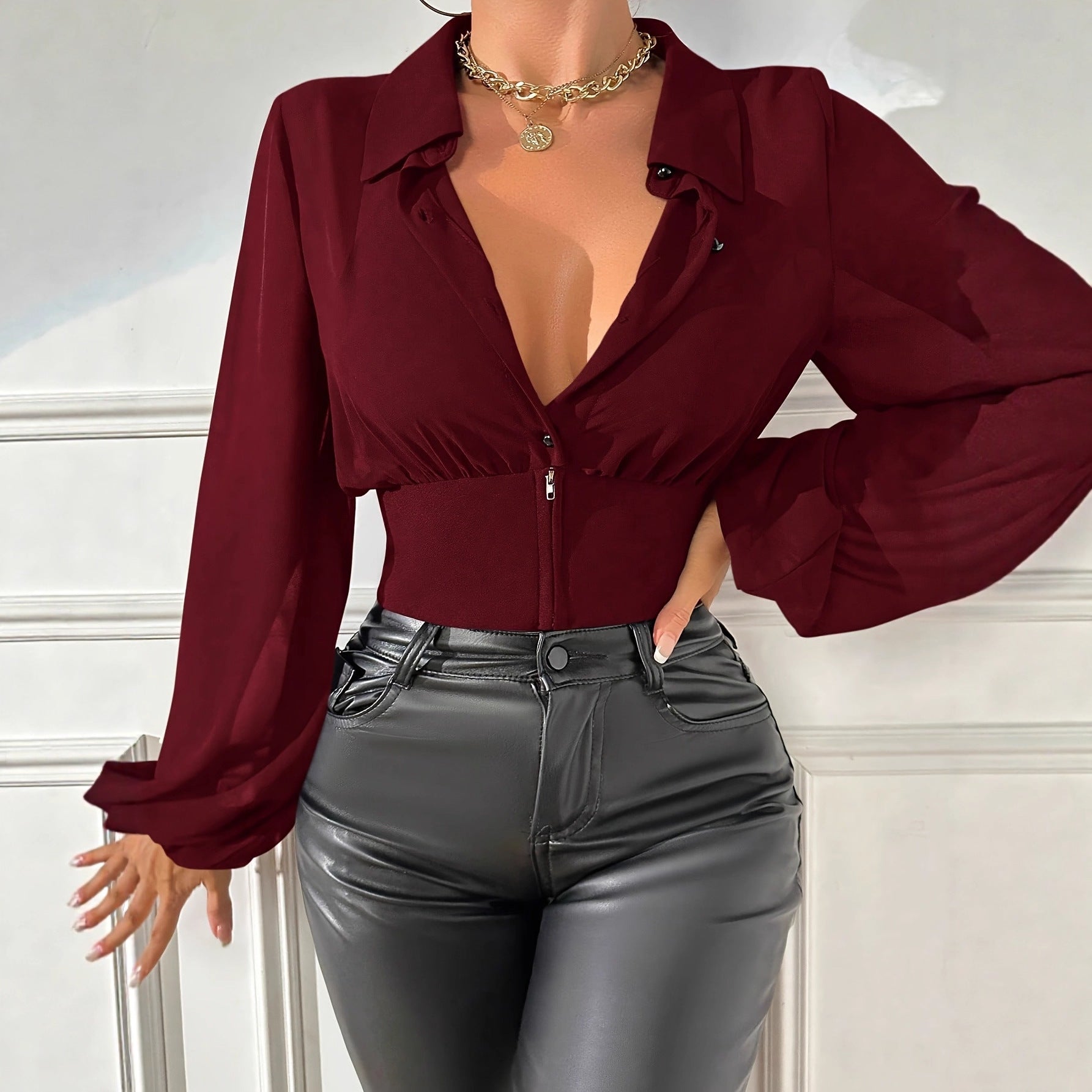 New Stylish Elegant  Womens Shirt