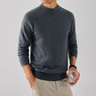 Mens Multi-Color Thickened Knit Sweater