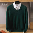 Men's Slimming Crew-neck Long-sleeve Pullover Sweater