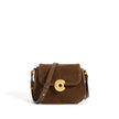 Fashion Retro Genuine Leather Saddle Bag