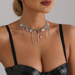 Cross Tassel Pearl Collarbone Chain